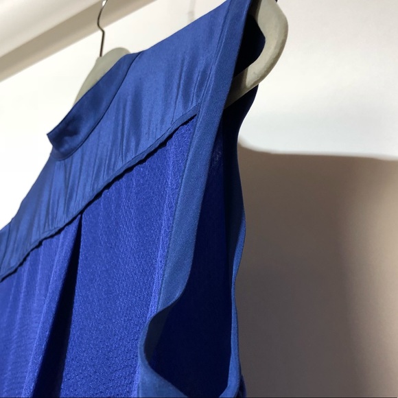 Rebecca Taylor Sleeveless Button Down Silk Blouse - Picture 8 of 8